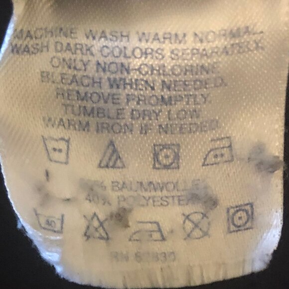 Lands' End navy cotton/poly blend pants sz 20 W - Picture 8 of 9